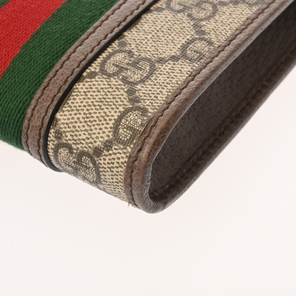 GUCCI Authentic Brown Canvas Shoulder Bag - Picture 8 of 11